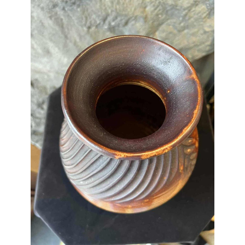 Jean MARAIS, terracotta baluster vase, 1991