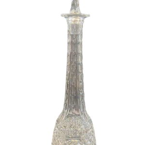 Val Saint Lambert, large wine decanter, clear cut crystal