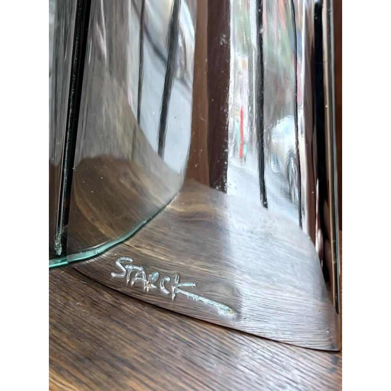 Fotolijst Philippe Starck 'Shark', verchroomd staal en glas, 1989