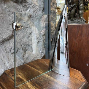 Philippe Starck ‘Shark’ photo frame, chromed steel and glass, 1989