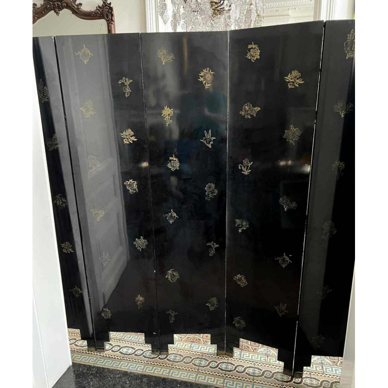 Six-panel Coromandel lacquer screen, China 20th century