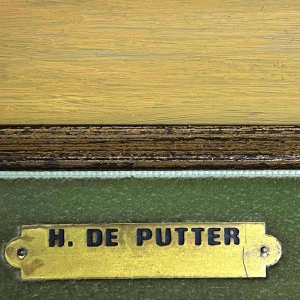 Hugo DE PUTTER “Geduld /Patience” tableau huile sur panneau, 1980