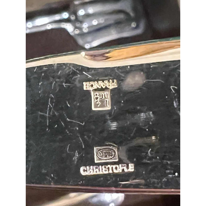 CHRISTOFLE, large SPATOURS 125 pieces silver-plated cutlery set