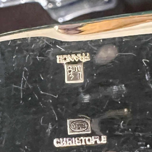 CHRISTOFLE, groot 'SPATOURS' 125 delig bestek, verzilverd bestek set