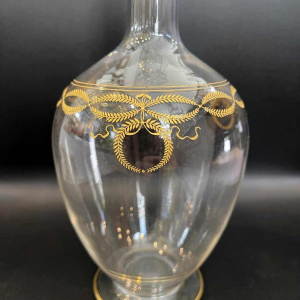 Baccarat kristallen wijnkaraf, 'Byzantijns doré' model