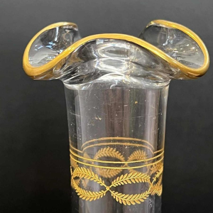 Baccarat kristallen wijnkaraf, 'Byzantijns doré' model