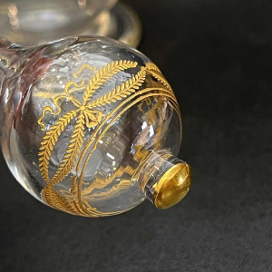 Baccarat kristallen wijnkaraf, 'Byzantijns doré' model