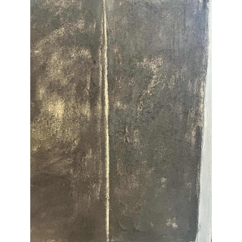 Martine DROIXHE (1954) schilderij Abstracte compositie gemengde techniek op doek