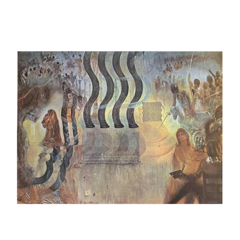 Salvador DALI 'The apotheosis of the dollar' colour lithograph on paper 33/225