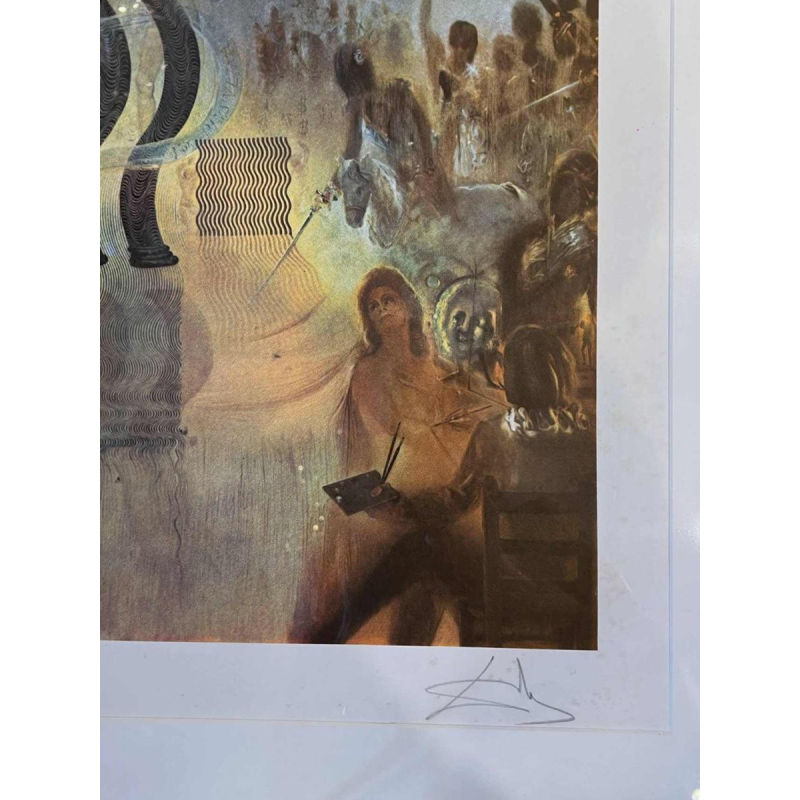 Salvador DALI 'The apotheosis of the dollar' colour lithograph on paper 33/225