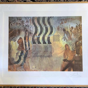 Salvador DALI 'De apotheose van de dollar' kleurenlithografie op papier 33/225