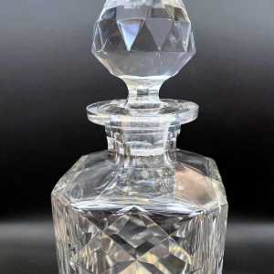 Val Saint Lambert, carafe à whisky cristal clair