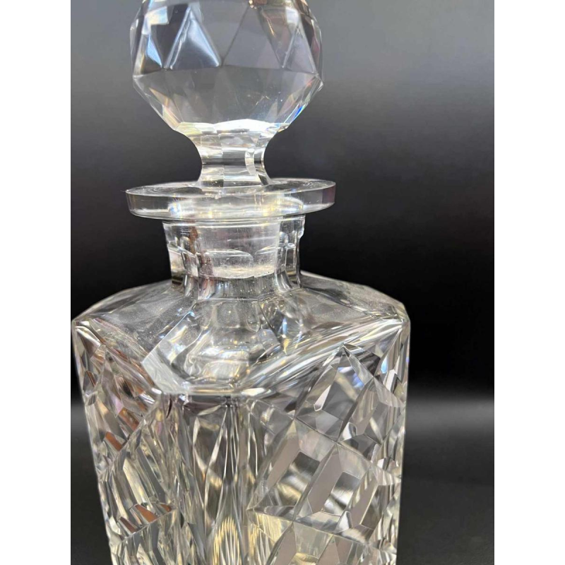 Val Saint Lambert, carafe à whisky cristal clair