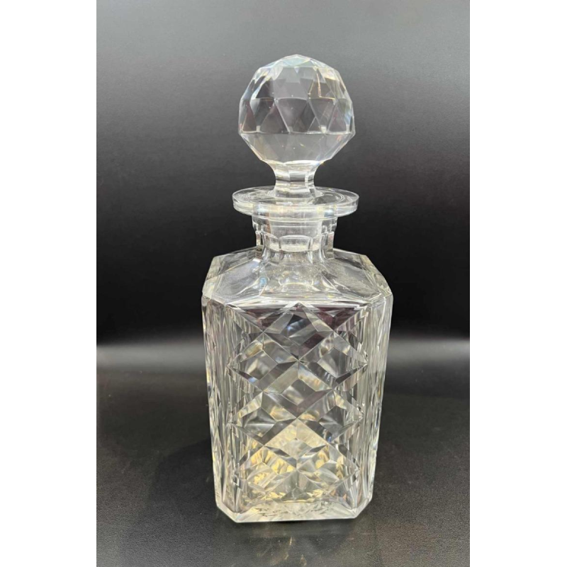 Val Saint Lambert, carafe à whisky cristal clair