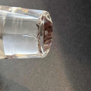 Val Saint Lambert, whisky decanter clear crystal