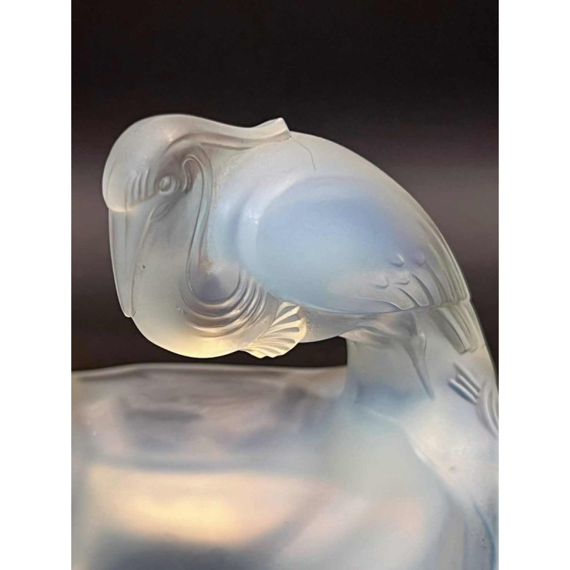 Val Saint Lambert Luxval sculpture animalière