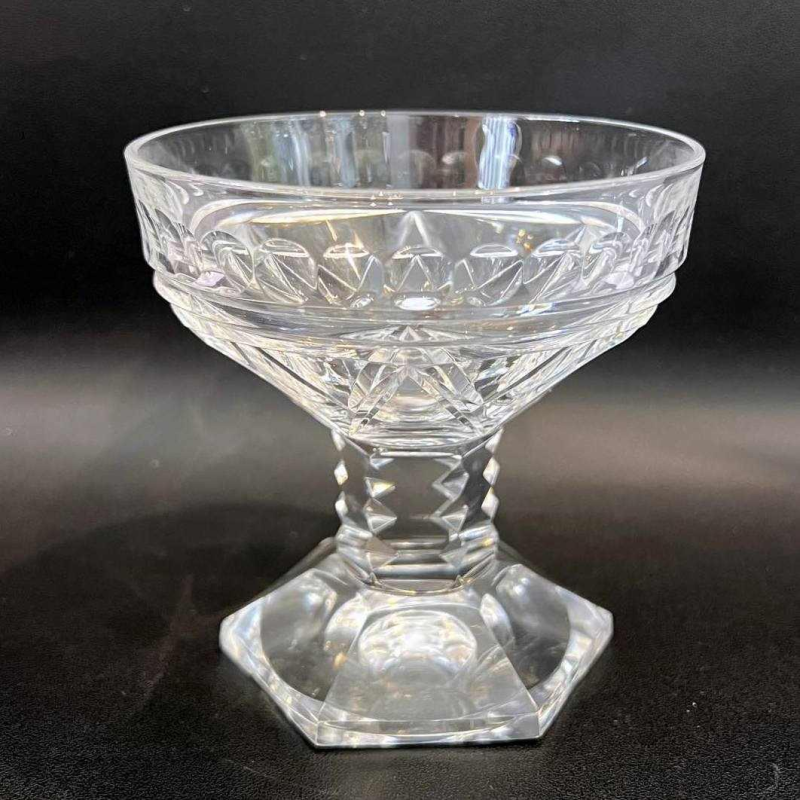 Val Saint Lambert, cut crystal glass set, Mesmer model, 36 pieces