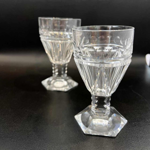 Val Saint Lambert, cut crystal glass set, Mesmer model, 36 pieces