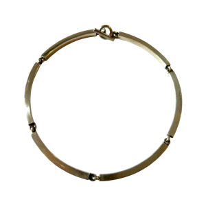 Hans Hansen, gelede zilveren choker ketting