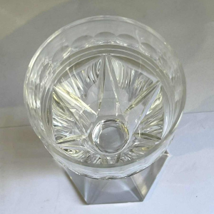 Val Saint Lambert, service de verres en cristal taillé, modèle Mesmer, 36 pièces