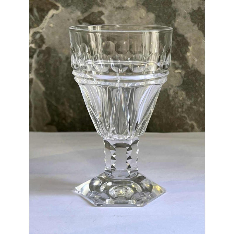 Val Saint Lambert, cut crystal glass set, Mesmer model, 36 pieces