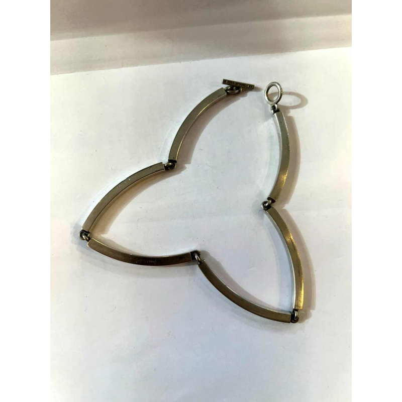 Hans Hansen, articulated silver choker necklace