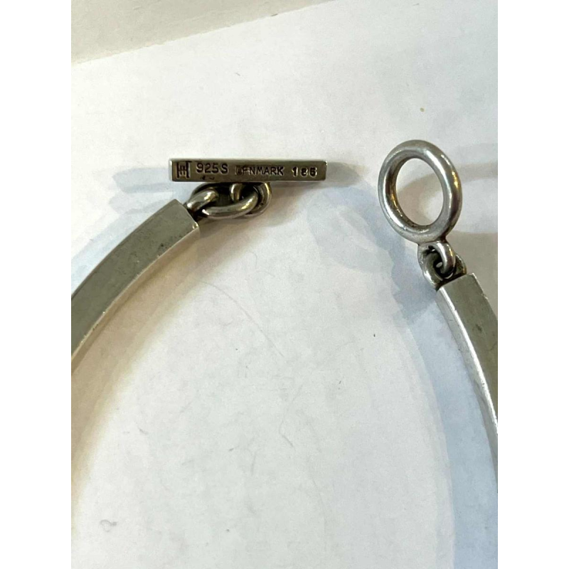 Hans Hansen, gelede zilveren choker ketting