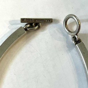 Hans Hansen, gelede zilveren choker ketting