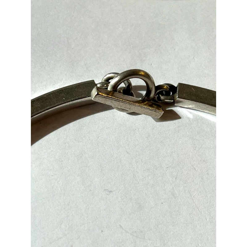 Hans Hansen, articulated silver choker necklace