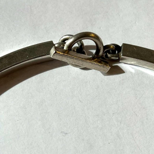 Hans Hansen, gelede zilveren choker ketting