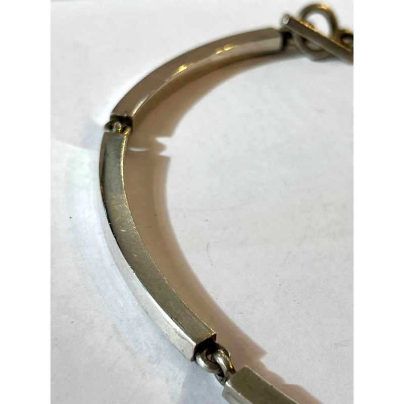 Hans Hansen, gelede zilveren choker ketting