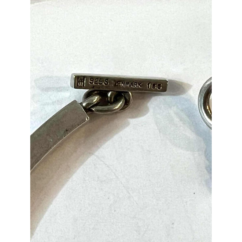 Hans Hansen, gelede zilveren choker ketting