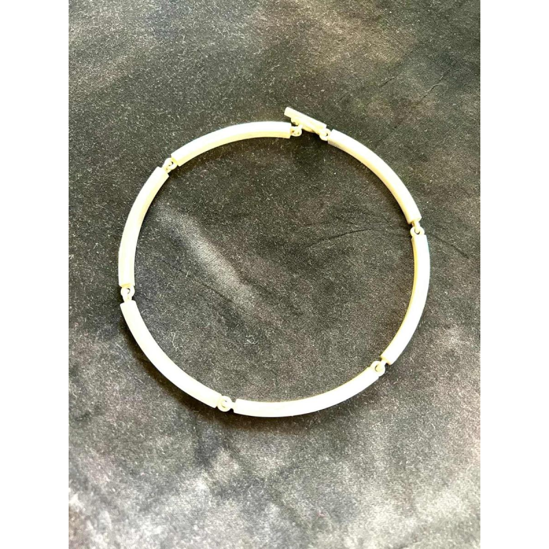 Hans Hansen, gelede zilveren choker ketting