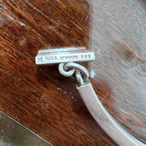 Hans Hansen, collier ras-de-cou articulé en argent