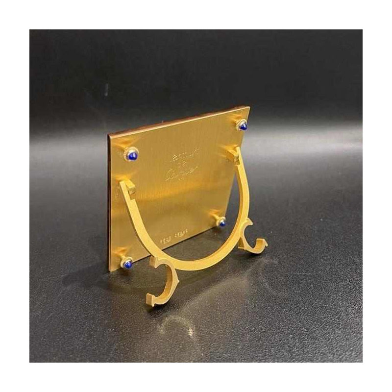 Must de Cartier verguld metalen en geëmailleerd fotolijstje