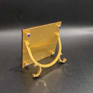 Must de Cartier verguld metalen en geëmailleerd fotolijstje