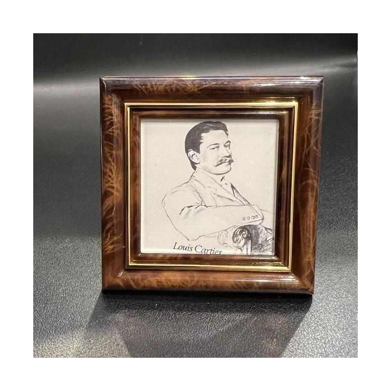 Must de Cartier verguld metalen en geëmailleerd fotolijstje