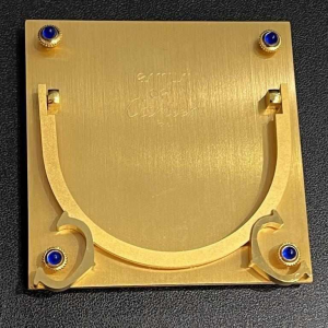 Must de Cartier verguld metalen en geëmailleerd fotolijstje