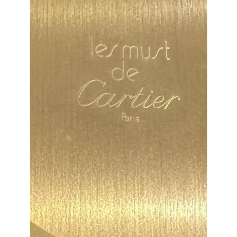 Must de Cartier verguld metalen en geëmailleerd fotolijstje