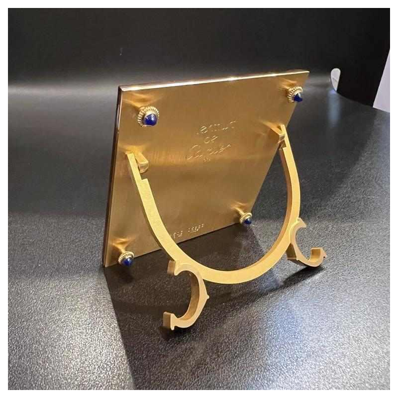 Must de Cartier verguld metalen en geëmailleerd fotolijstje