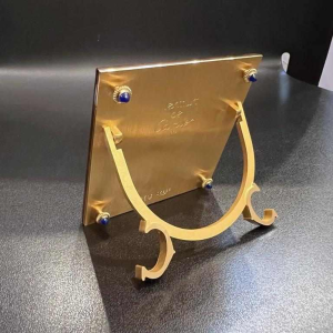 Must de Cartier verguld metalen en geëmailleerd fotolijstje