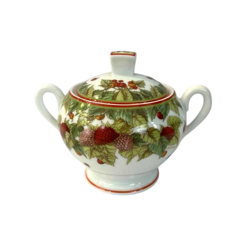 Hermès « Le jardin de Pythagore » sucrier en porcelaine