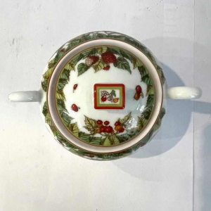 Hermès « Le jardin de Pythagore » sucrier en porcelaine