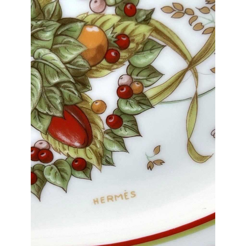 Hermès « Le jardin de Pythagore » sucrier en porcelaine