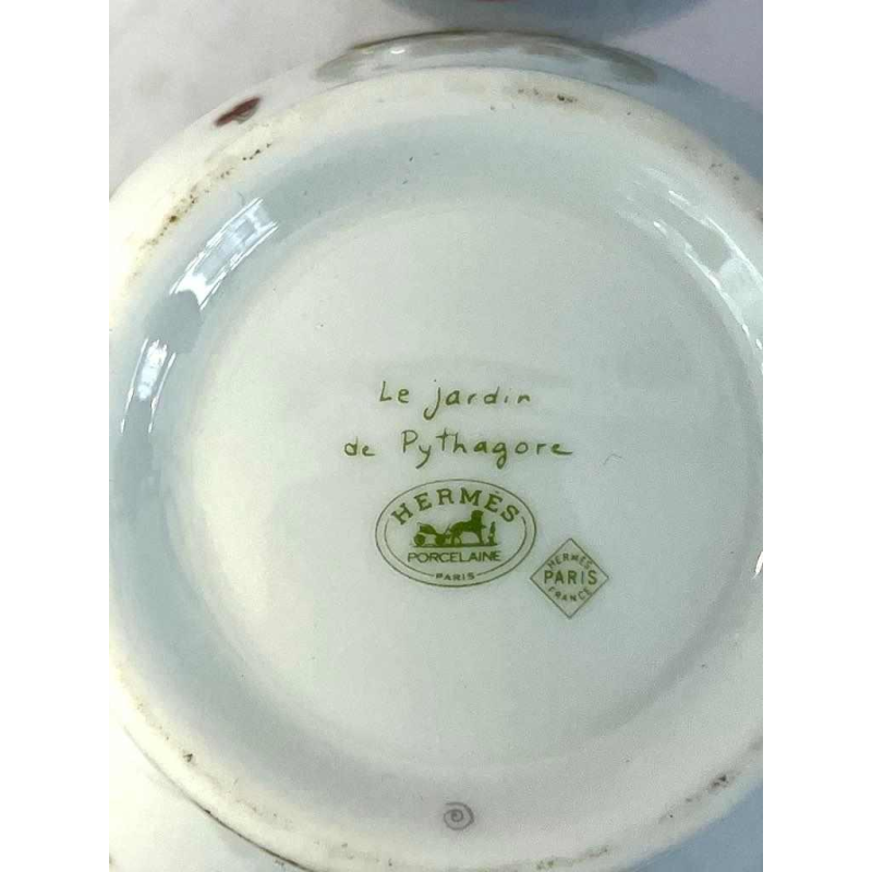Hermès « Le jardin de Pythagore » porselein suikerpot