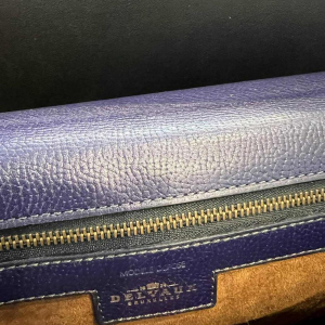 DELVAUX - Veelkleurige geweven leren tas