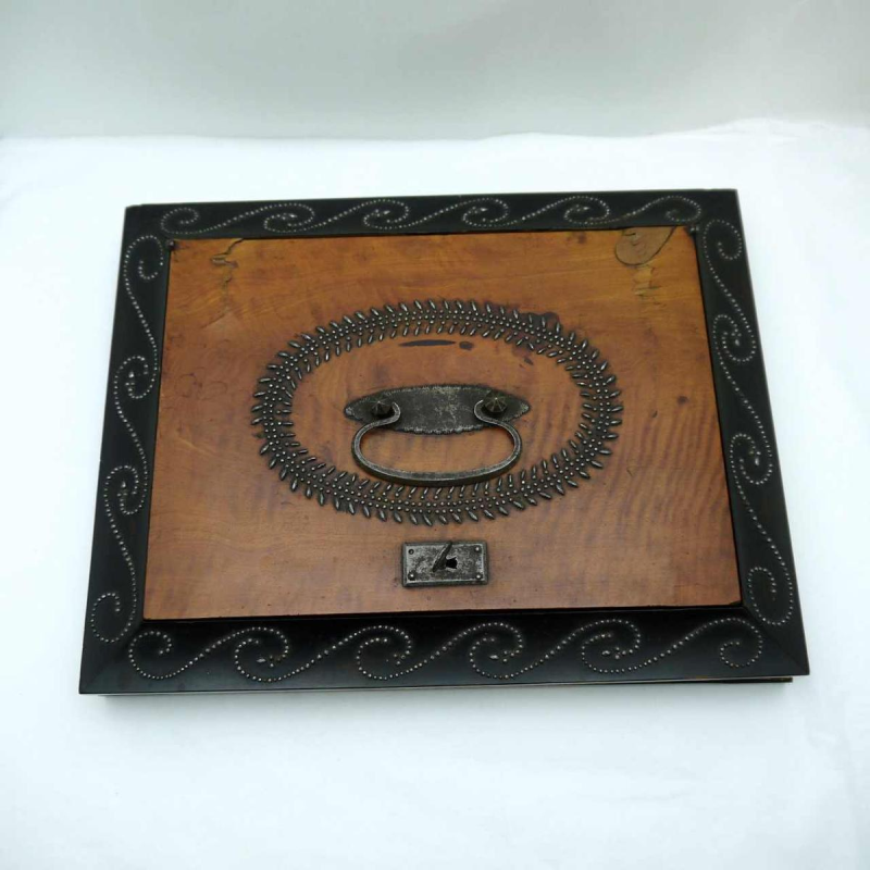 Maison GRANDCHER à Paris, coffret / porte courrier à soufflet, époque Empire