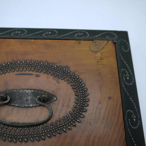 Maison GRANDCHER à Paris, coffret / porte courrier à soufflet, époque Empire