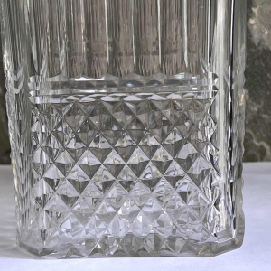 Val Saint Lambert, cut crystal whisky decanter, 20th century