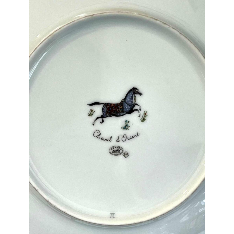 HERMES Paris - Dish/Assiette "Cheval d'Orient" collection